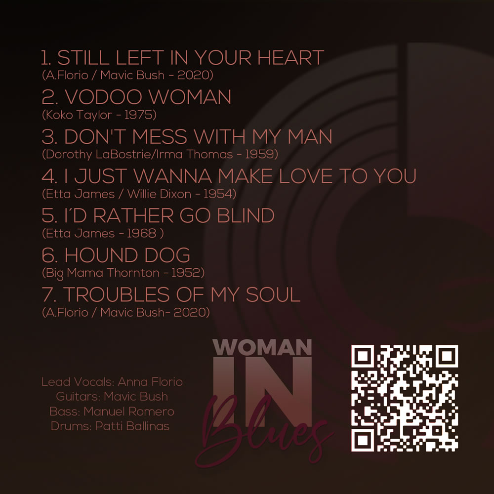 Woman In Blues Back Cover, Blues Women